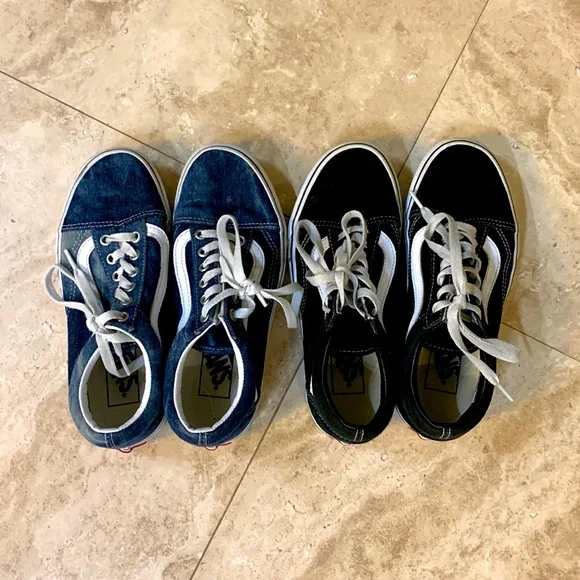 Vans | Shoes | Two Pair Of Van Lace Up Sneakers Same Size  display picture 3